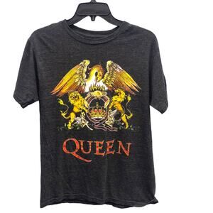 Queen T Shirt Official Classic Crest Logo Men's Small